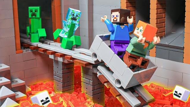 Я пережил 100 дней хардкорного minecraft - сборник лучших анимаций lego | кирпичная шахта Я пережил 100 дней хардкорного minecraft - сборник лучших анимаций lego | кирпичная шахта