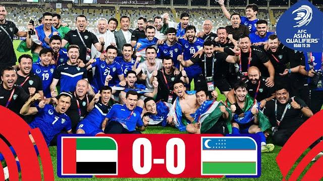 Uzbekistan reach first-ever world cup! | uae - uzbekistan | highlights #asianqualifiers - road to 26 Uzbekistan reach first-ever world cup! | uae - uzbekistan | highlights #asianqualifiers - road to 26