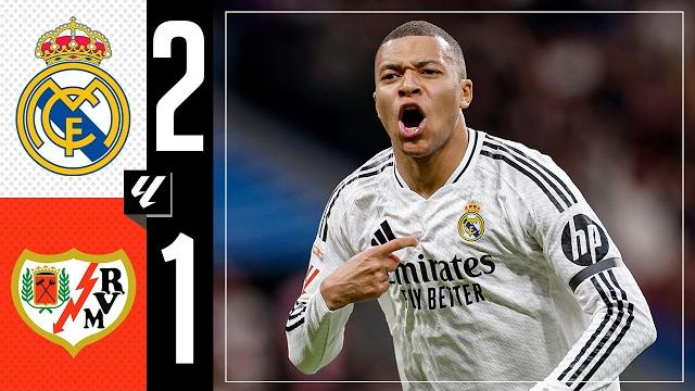 Highlights | real madrid 2-1 rayo vallecano | laliga 2024/25 Highlights | real madrid 2-1 rayo vallecano | laliga 2024/25