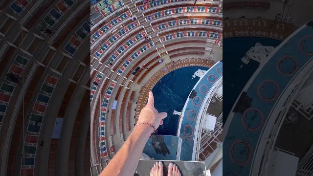 The highest ever dive on a cruise ship The highest ever dive on a cruise ship