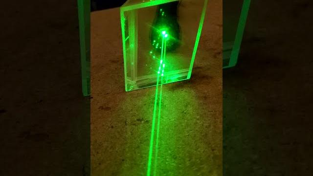 Huge double refractive crystal #shorts Huge double refractive crystal #shorts