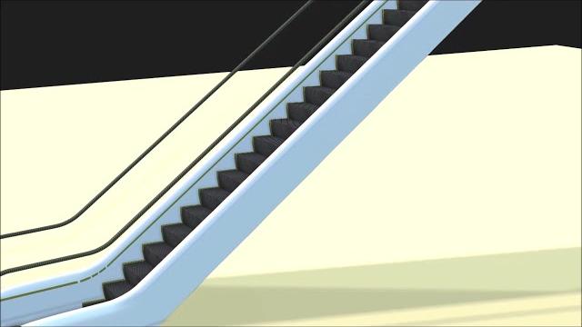 Escalator - 3d model Escalator - 3d model