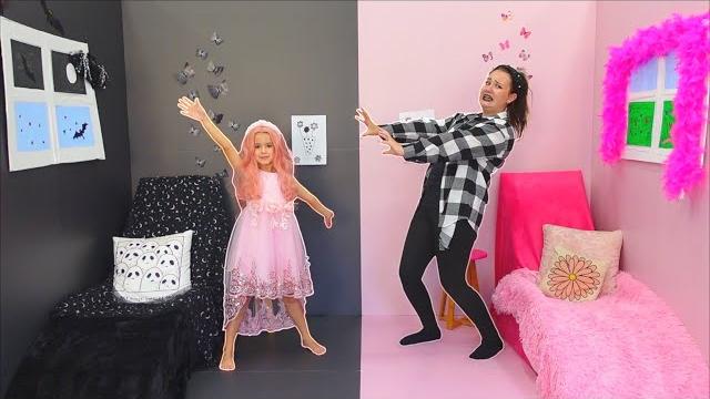 Pink vs black challenge by ruby and bonnie Pink vs black challenge by ruby and bonnie