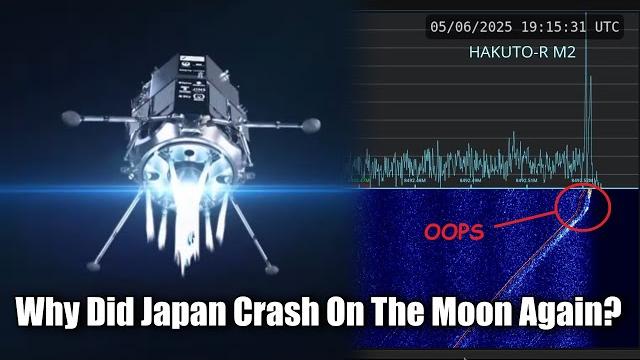 Japan crashes into the moon, but slower than last time Japan crashes into the moon, but slower than last time