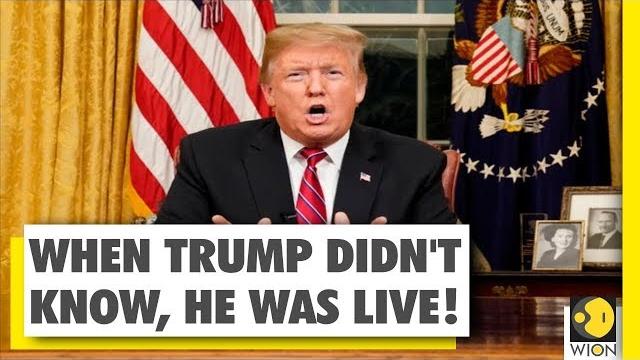 What happened, when trump didn't know he was already live ! | some unseen footages | us president What happened, when trump didn't know he was already live ! | some unseen footages | us president