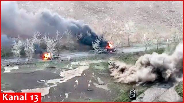Ukrainian army drives russians into trap in kursk Ukrainian army drives russians into trap in kursk