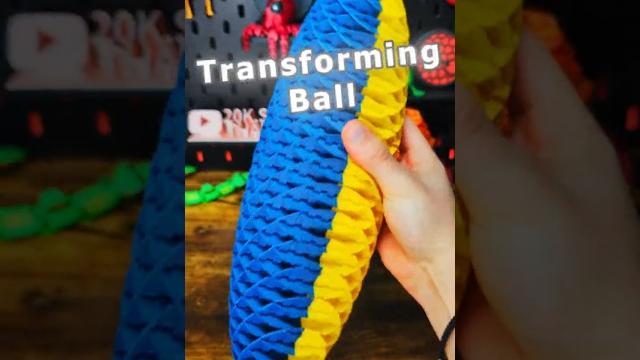 3d printed huge flexible transforming and extendable ball fidget 3d printed huge flexible transforming and extendable ball fidget