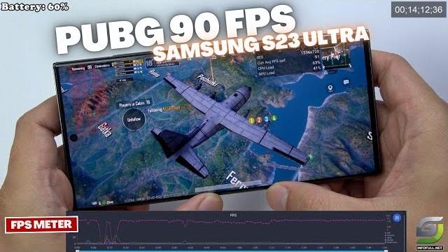 Samsung galaxy s23 ultra test game pubg ultra 90 fps Samsung galaxy s23 ultra test game pubg ultra 90 fps