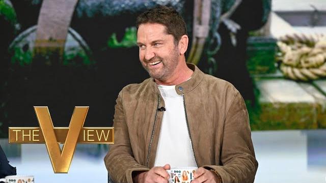 Gerard butler talks live-action 'how to train your dragon' film, 90-pound costume | the view Gerard butler talks live-action 'how to train your dragon' film, 90-pound costume | the view