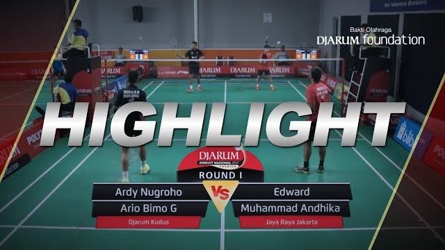 Ardy nugroho/ario bimo gagat r (djarum kudus) vs edward/muhammad andhika (jaya raya jakarta) Ardy nugroho/ario bimo gagat r (djarum kudus) vs edward/muhammad andhika (jaya raya jakarta)