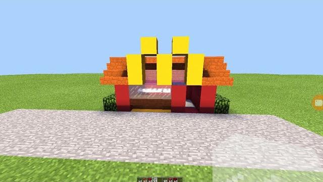 Как построить макдональдс в minecraft Как построить макдональдс в minecraft