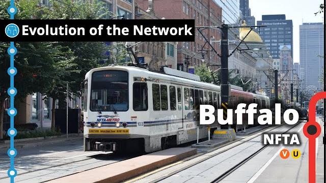 Buffalo's metro rail network evolution Buffalo's metro rail network evolution