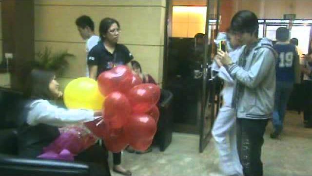 Singing telegram @ pagcor manila Singing telegram @ pagcor manila