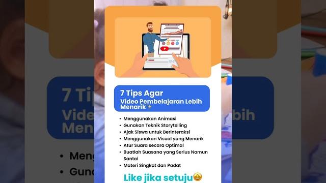 7 tips agar video pembelajaran lebih menarik 7 tips agar video pembelajaran lebih menarik