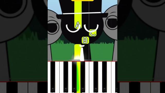 Incredibox sprunki retake black theme normal on piano Incredibox sprunki retake black theme normal on piano