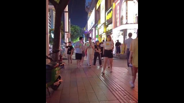 Nightlife in changsha city, china Nightlife in changsha city, china
