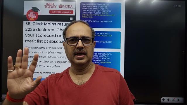 Is the final result of sbi clerk mains 2024-25 out? Is the final result of sbi clerk mains 2024-25 out?