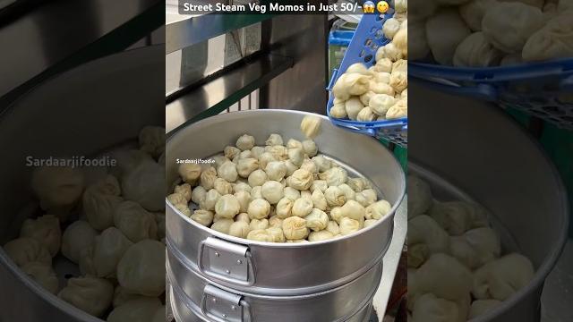 Street steam veg momos in just 50/- #momos #momosrecipe #momolovers #momosshorts #streetfood Street steam veg momos in just 50/- #momos #momosrecipe #momolovers #momosshorts #streetfood