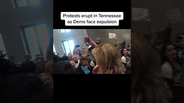 Protests erupt in #tennessee as dems face #expulsion Protests erupt in #tennessee as dems face #expulsion