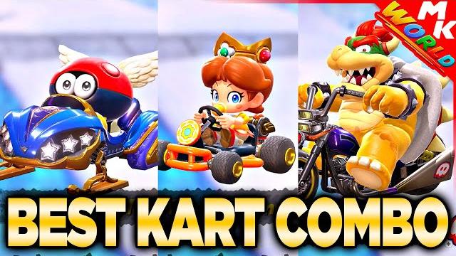 The best kart combo in mario kart world The best kart combo in mario kart world