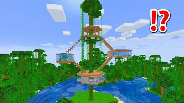 How to build a jungle tree house in minecraft How to build a jungle tree house in minecraft