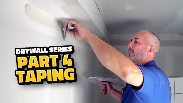 Diy drywall part 4 | drywall taping masterclass for beginners! Diy drywall part 4 | drywall taping masterclass for beginners!