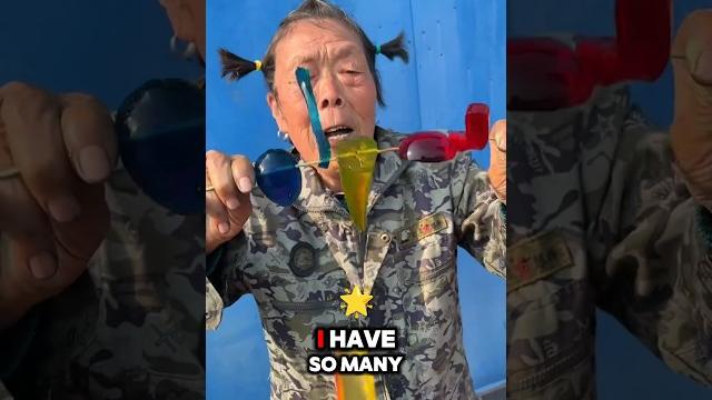 "grandma's entire net has fallen down."~mini wood toy-woodworking art skill #shorts #candy "grandma's entire net has fallen down."~mini wood toy-woodworking art skill #shorts #candy