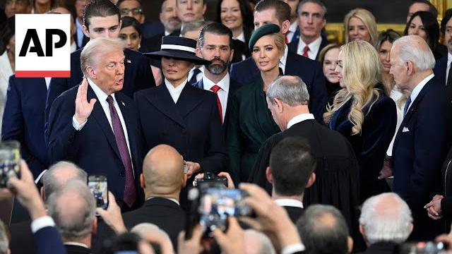 Watch: highlights from donald trump's inauguration Watch: highlights from donald trump's inauguration