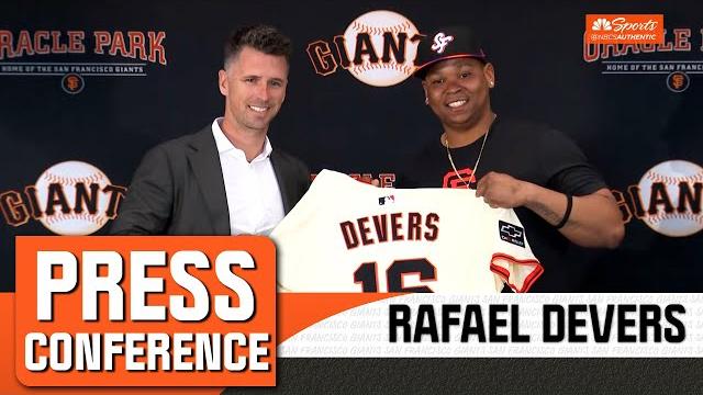 New giants slugger rafael devers introduced in first press conference | nbc sports bay area New giants slugger rafael devers introduced in first press conference | nbc sports bay area