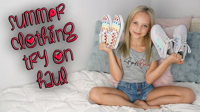 Summer clothing try-on haul with lilly k Summer clothing try-on haul with lilly k