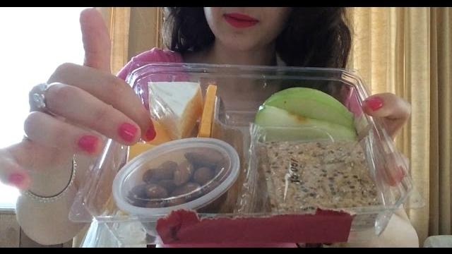 Asmr eating starbucks snack box bistro with cinnamon dolce frappuccino and bananna nut bread Asmr eating starbucks snack box bistro with cinnamon dolce frappuccino and bananna nut bread
