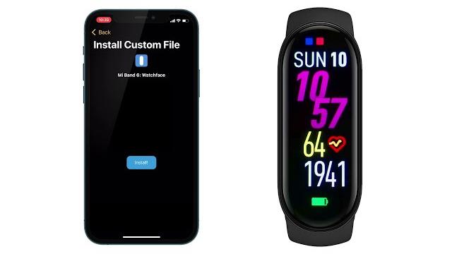 Installing third-party custom watch faces on a xiaomi mi band 6 using ios and amaztools Installing third-party custom watch faces on a xiaomi mi band 6 using ios and amaztools