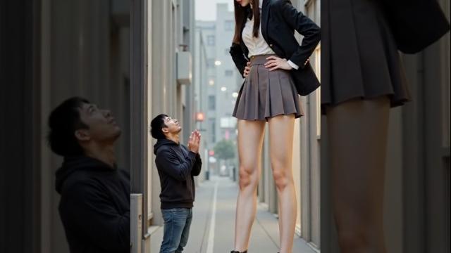 Ai mini giantess #heightcomparison #heightdifference #minigiantess #tallwoman #tallgirl #giantess Ai mini giantess #heightcomparison #heightdifference #minigiantess #tallwoman #tallgirl #giantess