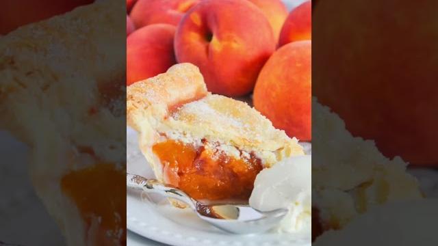 Classic peach pie Classic peach pie