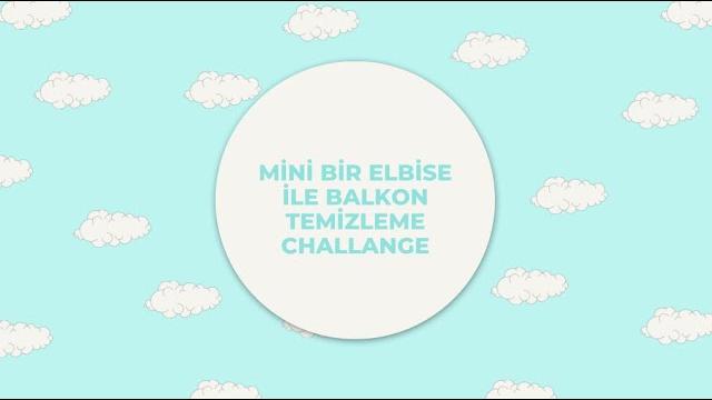 Mi̇ni̇ bi̇r elbi̇se i̇le balkon temi̇zleme challange Mi̇ni̇ bi̇r elbi̇se i̇le balkon temi̇zleme challange