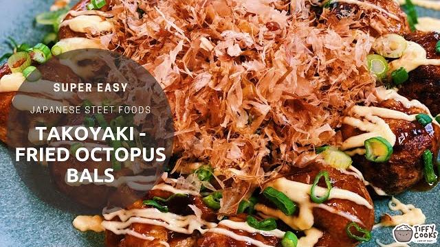 Takoyaki - japanese fried octopus balls Takoyaki - japanese fried octopus balls