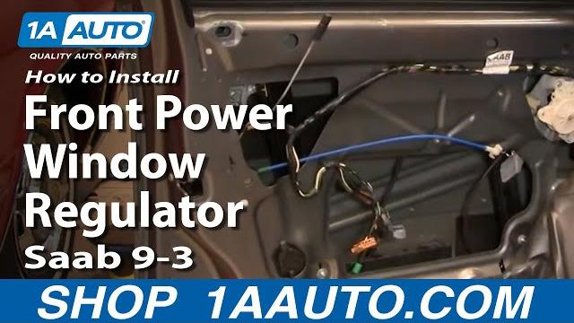 How to replace window regulator 03-11 saab 9-3 How to replace window regulator 03-11 saab 9-3