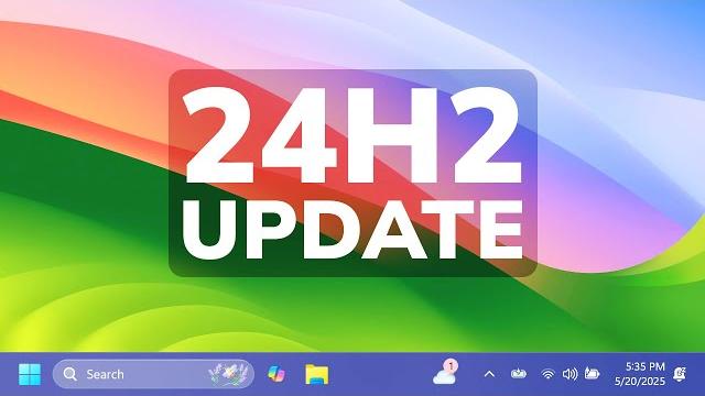 New big windows 11 24h2 may update – new taskbar, start menu and settings in build 26100.4188 (rp) New big windows 11 24h2 may update – new taskbar, start menu and settings in build 26100.4188 (rp)