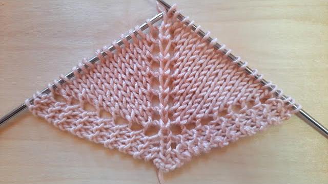 How to knit a shawl from one loop with needles How to knit a shawl from one loop with needles