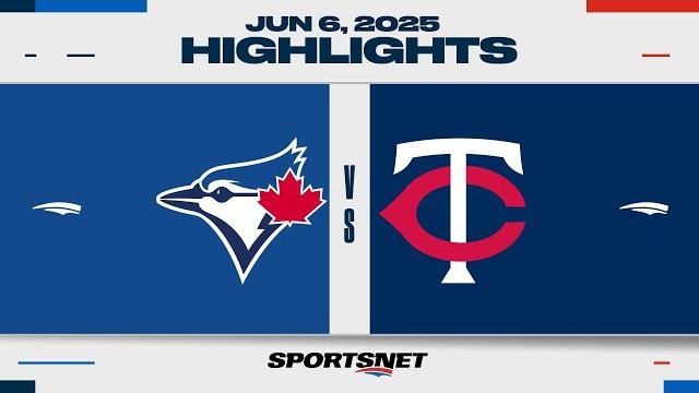 Mlb highlights | blue jays vs. twins - june 6, 2025 Mlb highlights | blue jays vs. twins - june 6, 2025