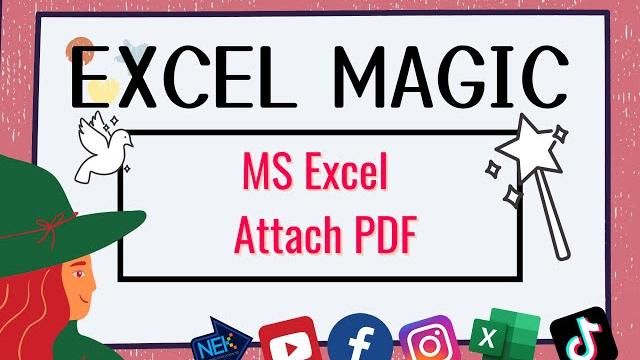 Ms excel - attach pdf Ms excel - attach pdf