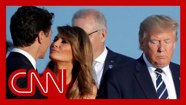 Melania trump's moment with trudeau goes viral Melania trump's moment with trudeau goes viral
