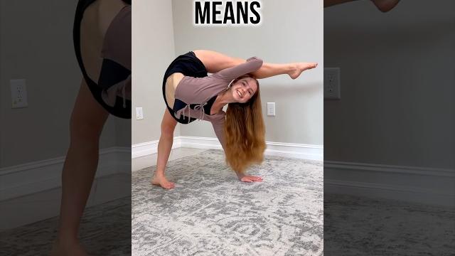 She’s more flexible than me #shorts She’s more flexible than me #shorts