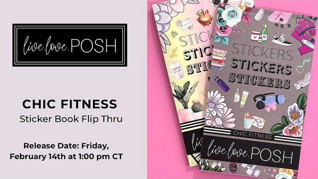 Chic fitness sticker babe flip through Chic fitness sticker babe flip through