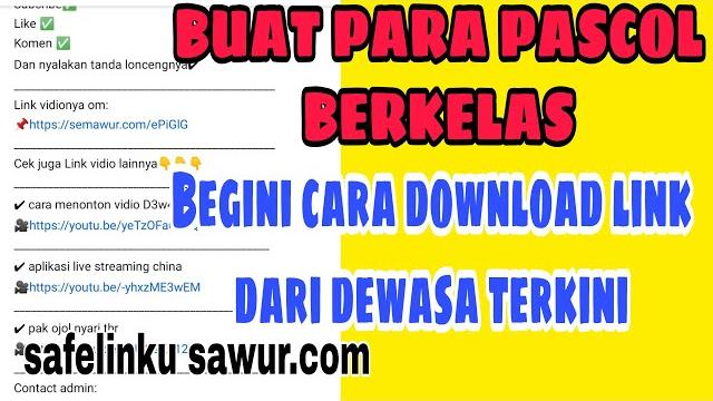 Cara download link dari safelinku- link vidio yang biasa digunakan di vidio dewasa terkini Cara download link dari safelinku- link vidio yang biasa digunakan di vidio dewasa terkini