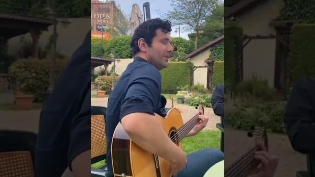 Keremcem singing at his garden Keremcem singing at his garden