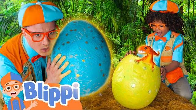 Blippi's hunt for dinosaur eggs! | blippi and meekah best friend adventures | educational videos Blippi's hunt for dinosaur eggs! | blippi and meekah best friend adventures | educational videos