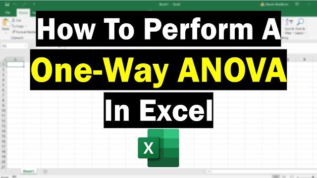 How to perform a one-way anova test in excel How to perform a one-way anova test in excel