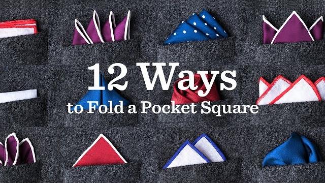 12 ways to fold a pocket square | ties.com 12 ways to fold a pocket square | ties.com