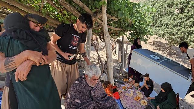 Sajjad goes to visit her parents in the village. Sajjad goes to visit her parents in the village.